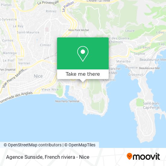 Agence Sunside map