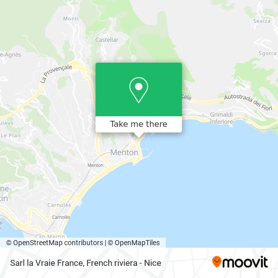 Sarl la Vraie France map