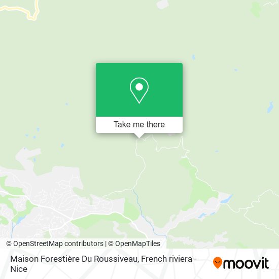 Mapa Maison Forestière Du Roussiveau