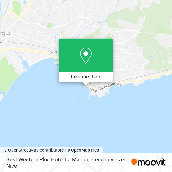 Best Western Plus Hôtel La Marina map