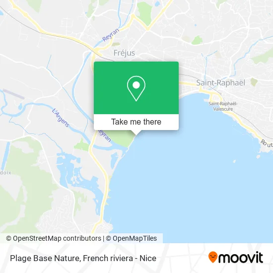 Plage Base Nature map