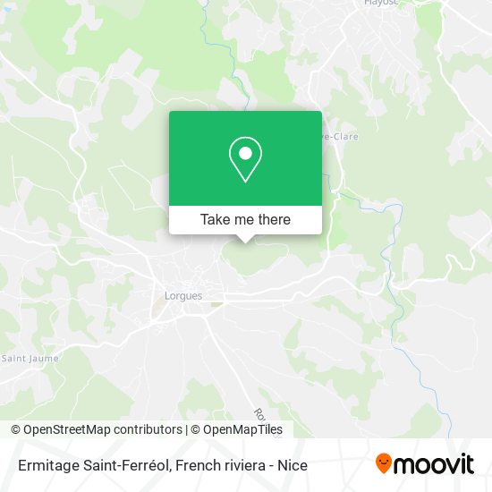Ermitage Saint-Ferréol map