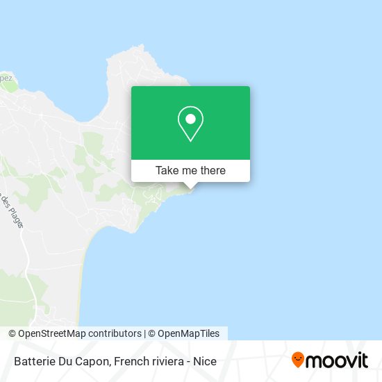 Batterie Du Capon map