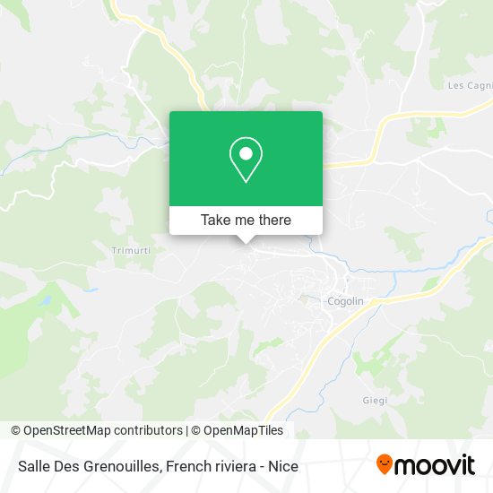 Salle Des Grenouilles map