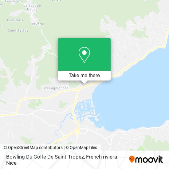 Bowling Du Golfe De Saint-Tropez map