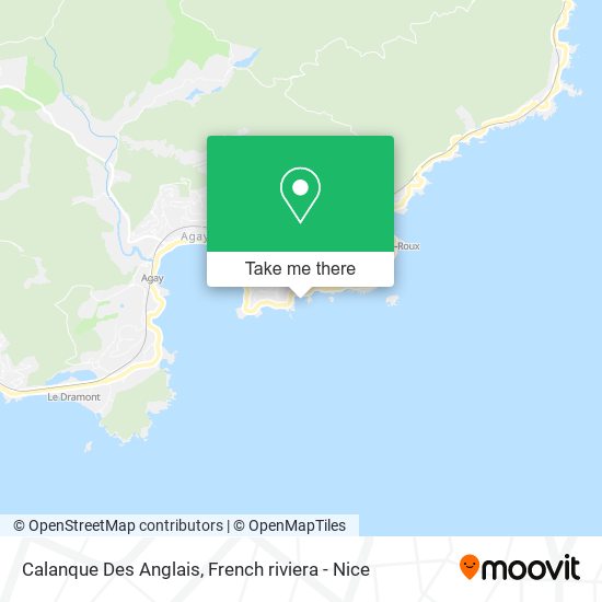 Calanque Des Anglais map