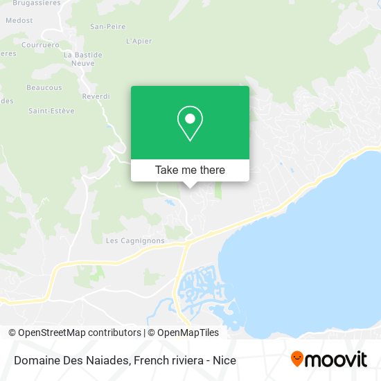 Domaine Des Naiades map