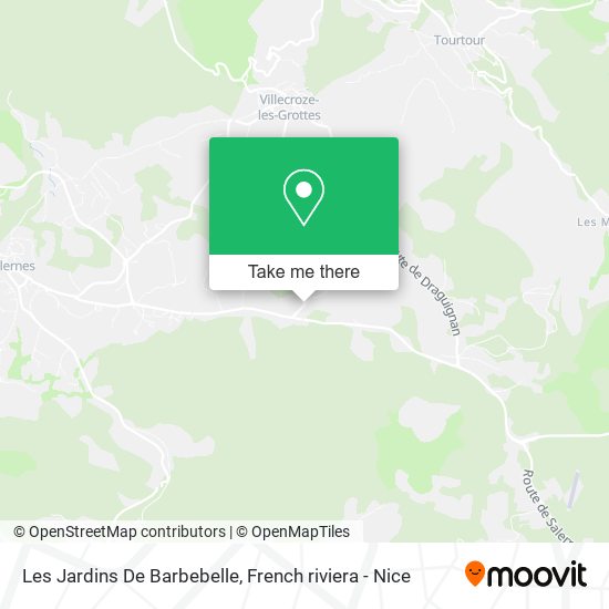 Les Jardins De Barbebelle map