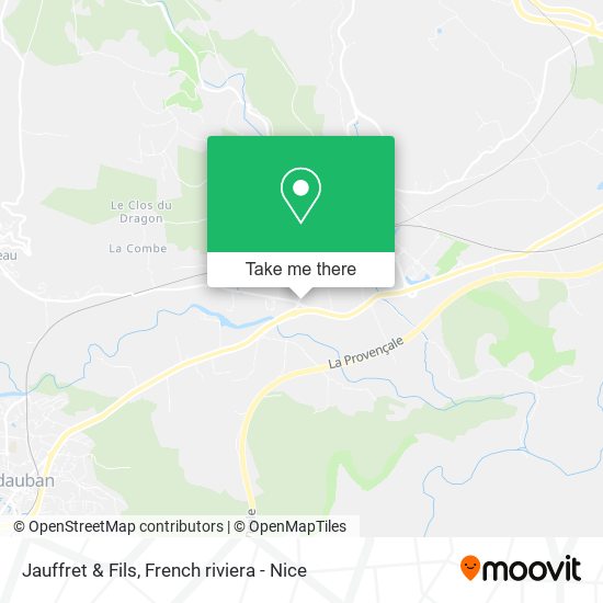 Mapa Jauffret & Fils
