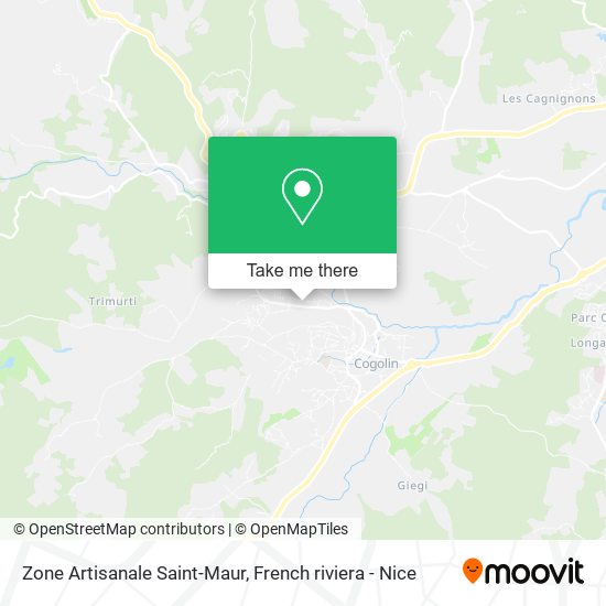 Zone Artisanale Saint-Maur map