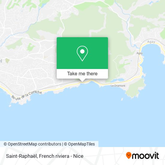 Saint-Raphaël map