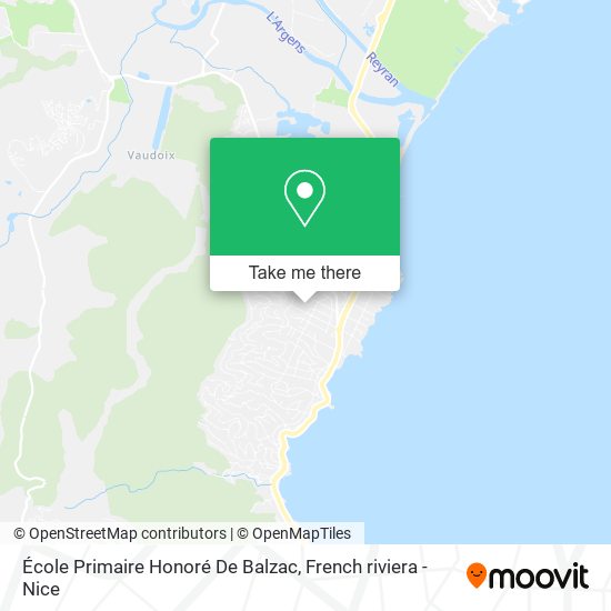 Mapa École Primaire Honoré De Balzac