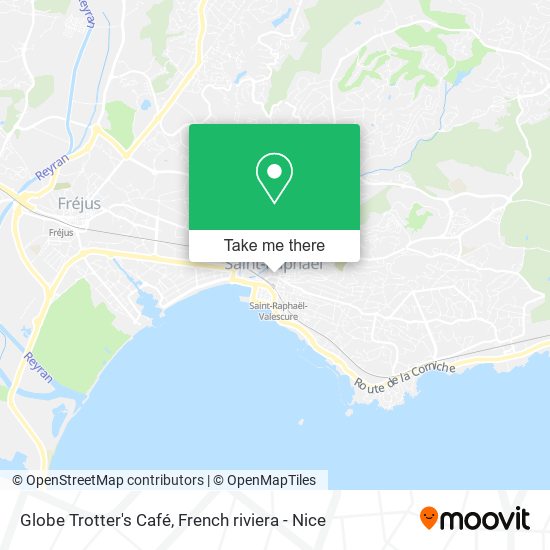 Globe Trotter's Café map