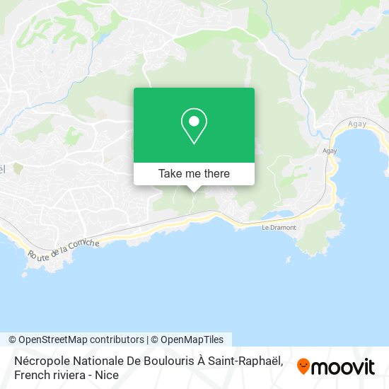 Nécropole Nationale De Boulouris À Saint-Raphaël map