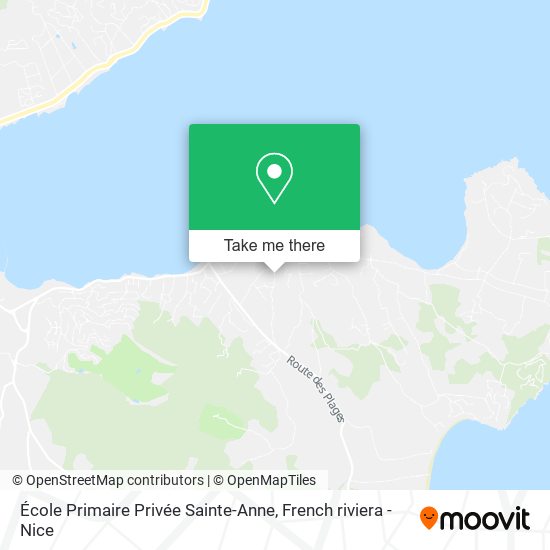 Mapa École Primaire Privée Sainte-Anne