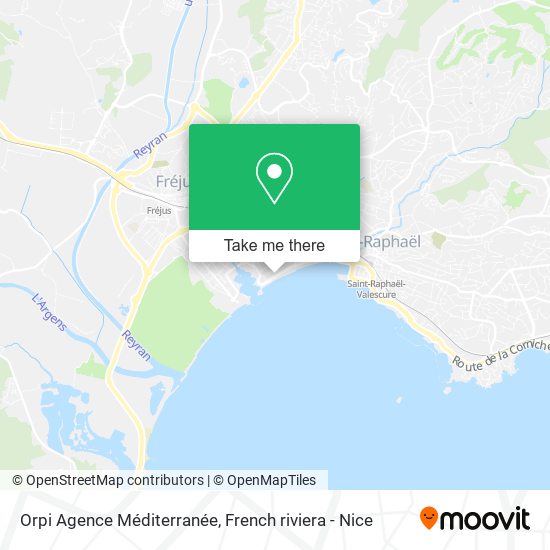 Mapa Orpi Agence Méditerranée