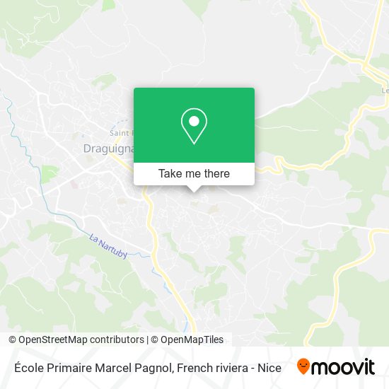 Mapa École Primaire Marcel Pagnol