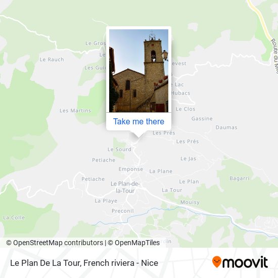 How to get to Le Plan De La Tour in Grimaud by Bus or Train