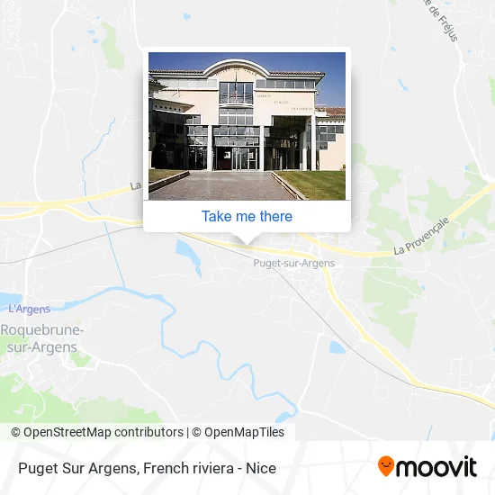 Puget Sur Argens map