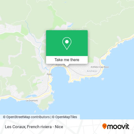 Les Coraux map