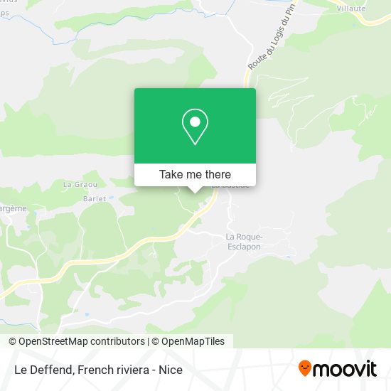 Le Deffend map