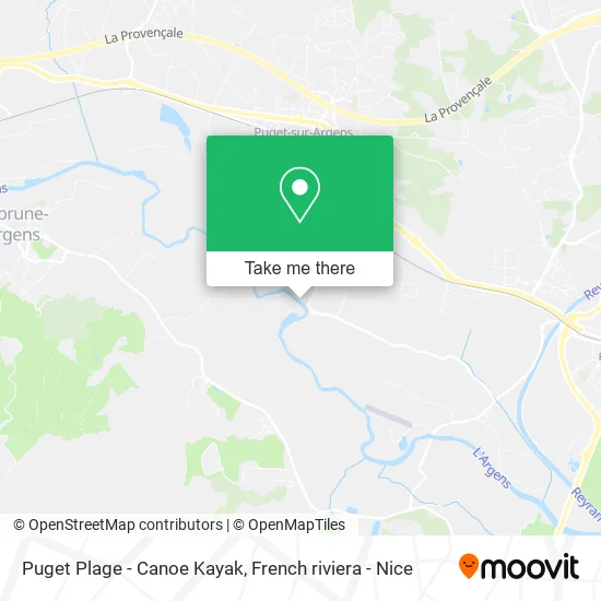 Puget Plage - Canoe Kayak map