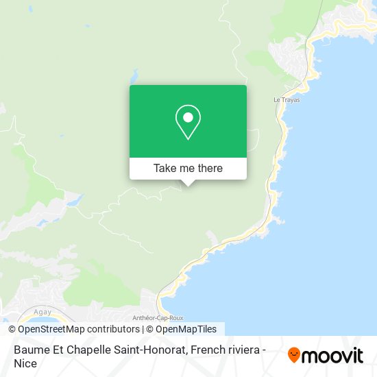 Baume Et Chapelle Saint-Honorat map