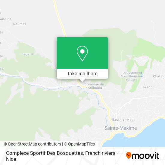 Complexe Sportif Des Bosquettes map