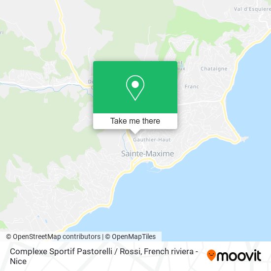 Complexe Sportif Pastorelli / Rossi map