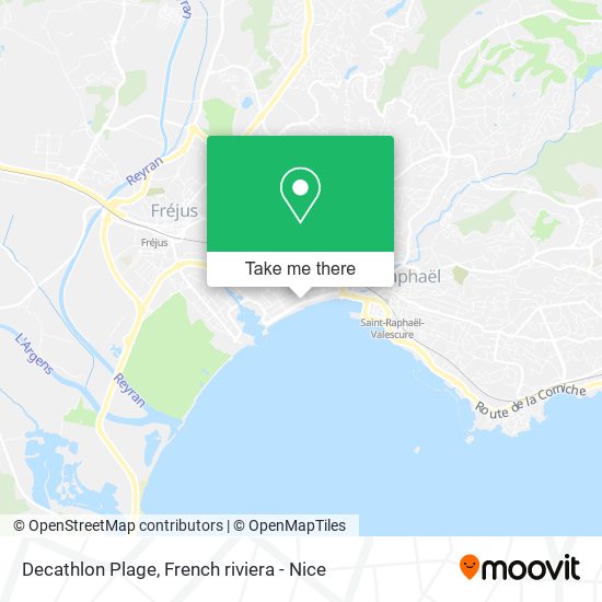 Decathlon Plage map