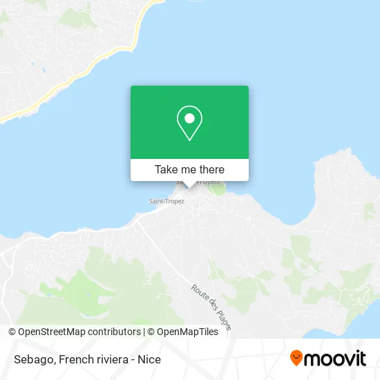 Sebago map