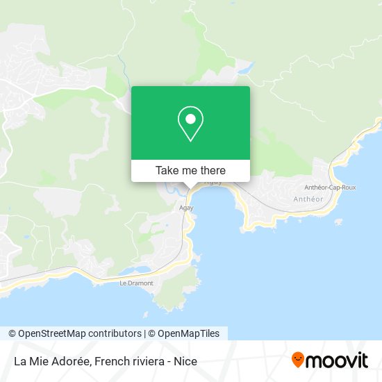 La Mie Adorée map