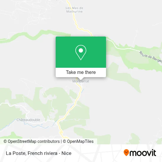 La Poste map