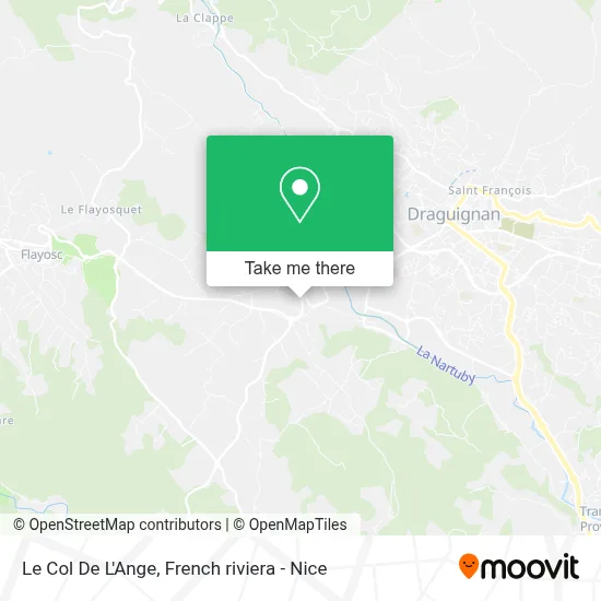 Le Col De L'Ange map