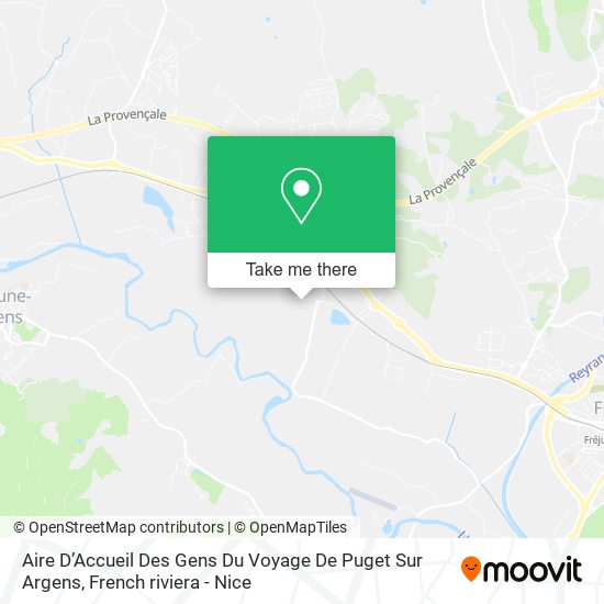Aire D’Accueil Des Gens Du Voyage De Puget Sur Argens map