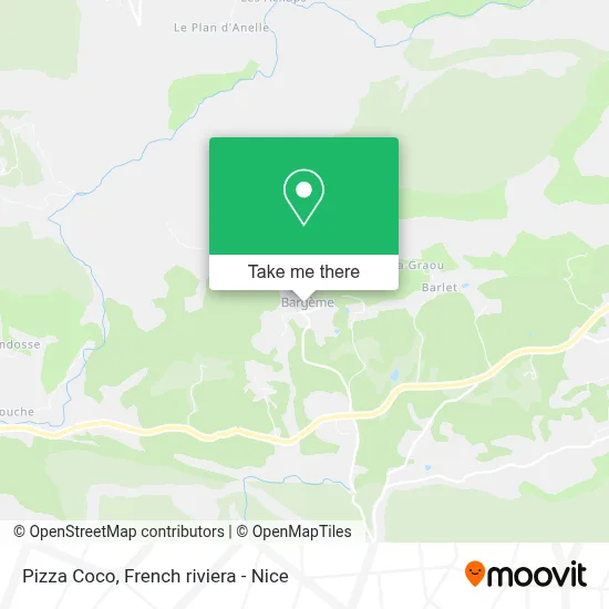 Mapa Pizza Coco