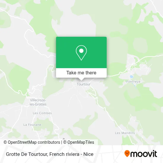 Grotte De Tourtour map