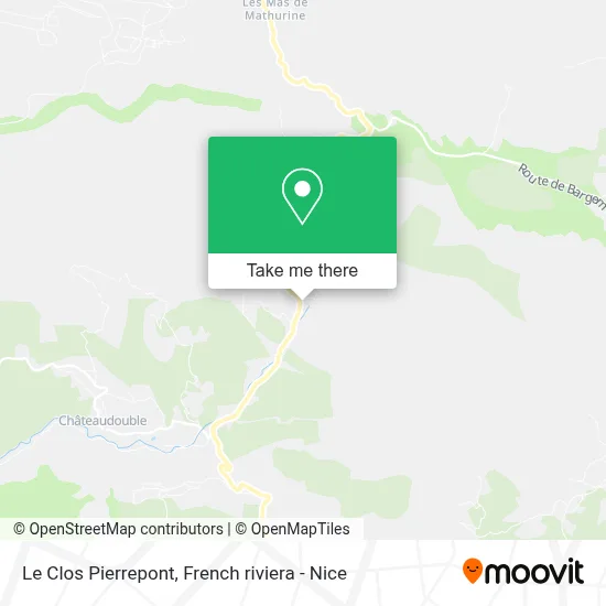 Le Clos Pierrepont map