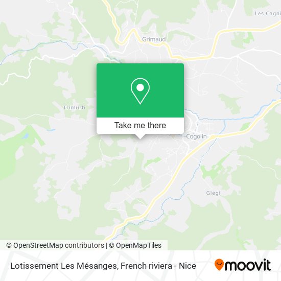 Lotissement Les Mésanges map