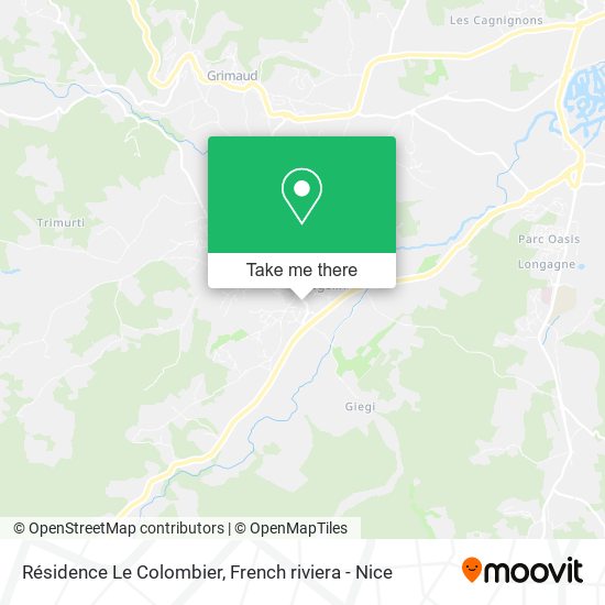 Résidence Le Colombier map
