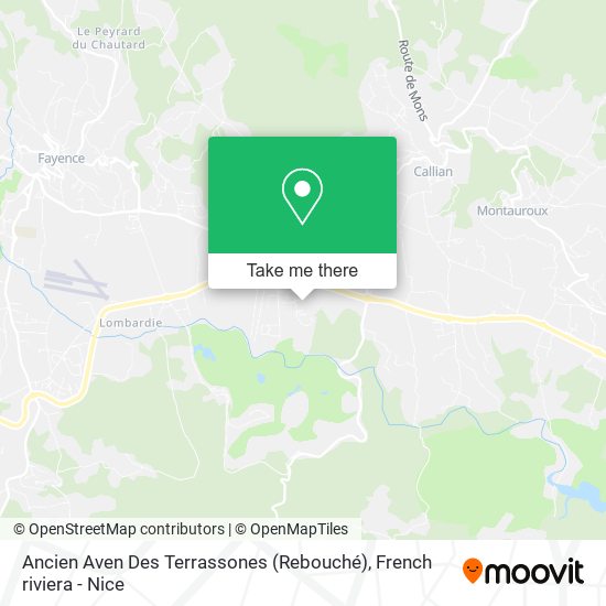 Ancien Aven Des Terrassones (Rebouché) map