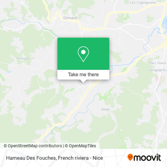 Mapa Hameau Des Fouches