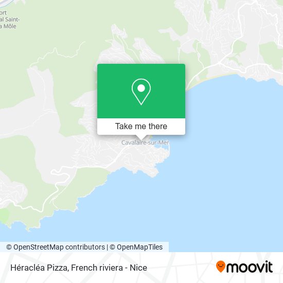 Mapa Héracléa Pizza