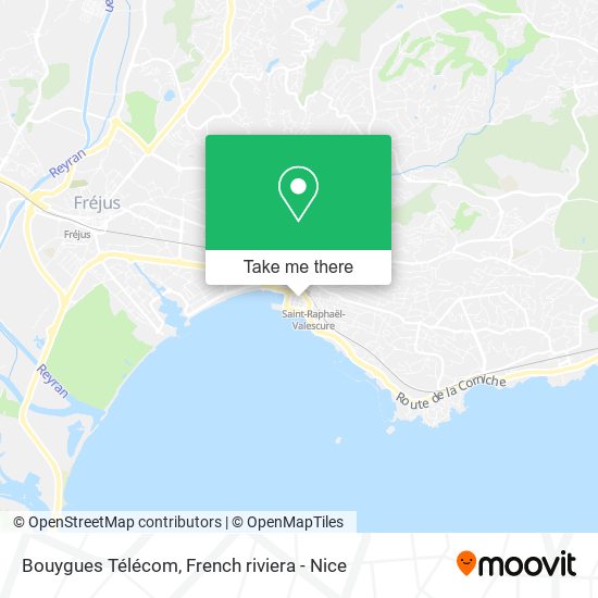Mapa Bouygues Télécom