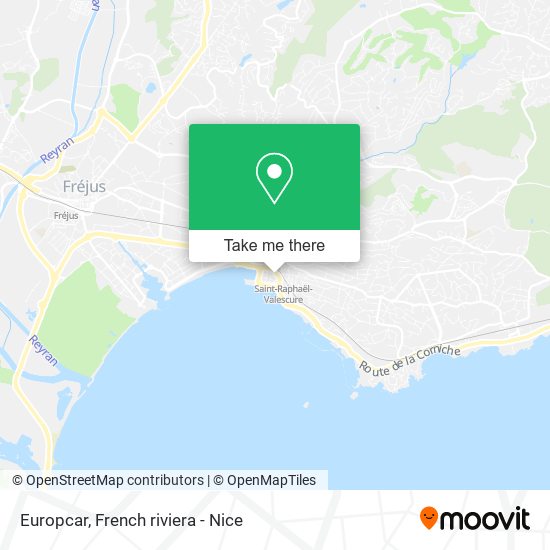 Europcar map