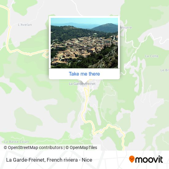 La Garde-Freinet map