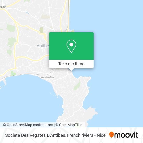 Société Des Régates D'Antibes map