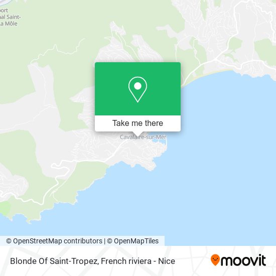 Mapa Blonde Of Saint-Tropez