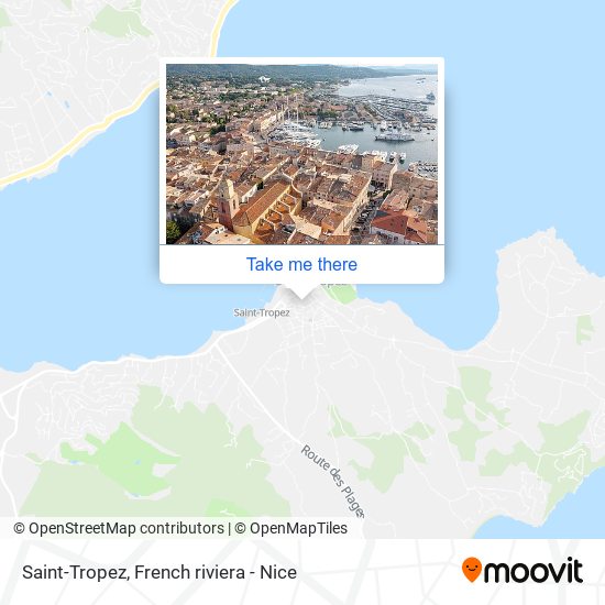 Saint-Tropez map