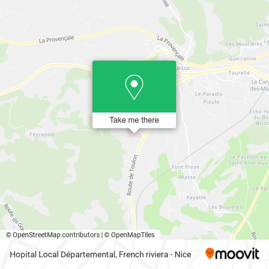 Hopital Local Départemental map